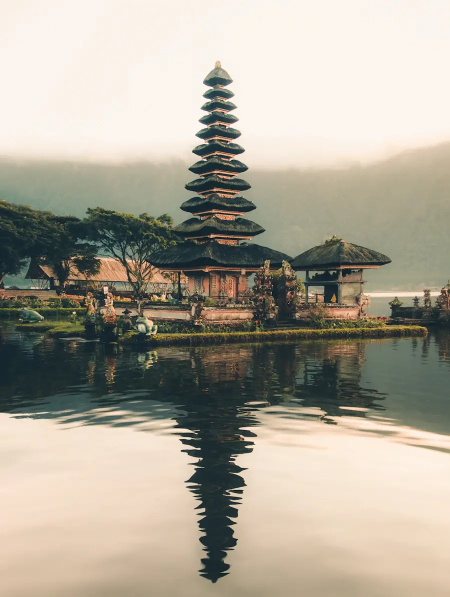 Balinese temple and traditional island architecture